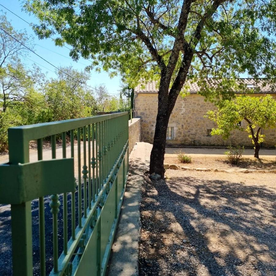 Villa Charmante A Lussan Avec Piscine Privee Et Jardin Closa Buitenkant foto