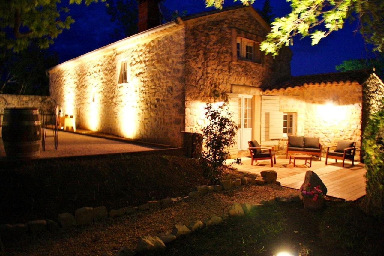 Villa Charmante A Lussan Avec Piscine Privee Et Jardin Closa Buitenkant foto