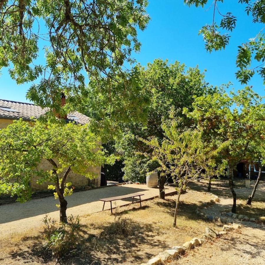 Villa Charmante A Lussan Avec Piscine Privee Et Jardin Closa Buitenkant foto