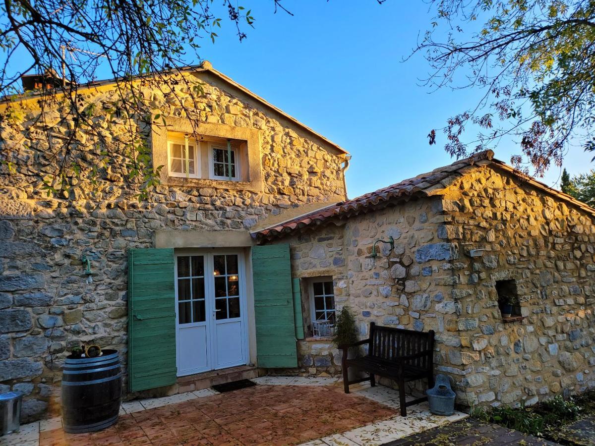 Villa Charmante A Lussan Avec Piscine Privee Et Jardin Closa Buitenkant foto